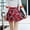 Red, variant on SDJMa Womens High Waist Polka Dot Pleated Skirt Women's A-line High Waist Culottes Short Skirt Pleated Printing Skirt