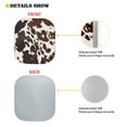 thumbnail image 4 of Yuyamidu 2 PCS Brown Cow Print Car Sun Shade Windshield Universal Windshield Shades for Car Window Shades for SUV Truck Sedan Ligtweight Car Sun Visor, 4 of 5