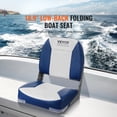 thumbnail image 2 of Silla plegable para barco VEVOR 18.9 con respaldo bajo con punto engrosado, 2 of 9