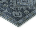 thumbnail image 4 of Addison Rugs Mayfield Washable Transitional Aztec Blue Rectangle Rug, 8' x 10', 4 of 6