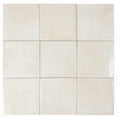 thumbnail image 3 of Zahara 6x6 Creamy off-white Porcelain Zellige Square Wall and Floor Tile (5.38 sq ft/case) - 22 Pack, 3 of 5