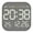 Black shell 5516, variant on Gieenan Metal LED Digital Alarm Clock Featurings 12/24 Hour Format and DST Function Powereds By Type C or Battery