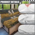 thumbnail image 6 of XYZCANDO Horse RV Dinette Cushions Comfortable Bench Cushion Universal Sofa Covers for 2 Cushion Couch Washable Loveseat Sofa Chair Cover Furniture Protector Loveseat Slipcovers Green, 6 of 7
