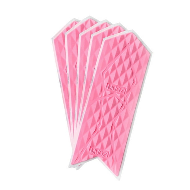 Greeniant 5 piezas de pegatinas para bicicleta, protector de marco de bicicleta, silicona resistente al agua, a prueba de herrumbre con tira adhesiva de Ciclismo Pequeño Rosa 5 Piezas Greeniant OD020518-04