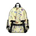 thumbnail image 3 of Butterfly Flower Plant Pattern Cute School Backpack Bag for School with Padded Back and Adjustable Shoulder Straps 15.25"x11.5"x5.25", 3 of 5
