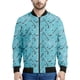 thumbnail image 2 of Chaqueta bomber con estampado de equipo de hockey para hombre, sudadera de manga larga en 3D, chaqueta bomber con cremallera de gran tamaño y estilo urbano, 2 of 5