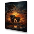 thumbnail image 2 of Designart "Safari Celestial in Africa III" African Canvas Wall Art, 2 of 5