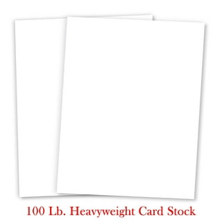 Hamilco Blank Business Cards Card Stock Paper – White Mini Note Index –
