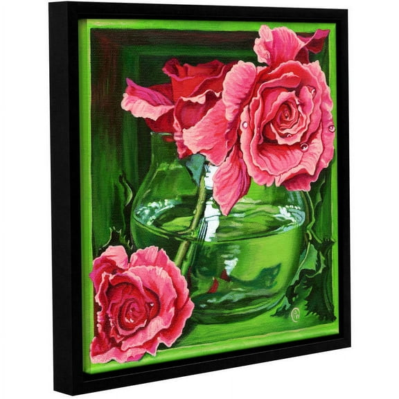 ArtWall Paige Wallis "The Three Graces" Gallery-wrapped Floater-framed Canvas