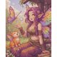 thumbnail image 5 of Hilo Algodón Ecológico Bordado Punto Cruz Elfo Y Mariposa Impreso 11CT 45x55cm, 5 of 8
