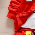 thumbnail image 5 of 3 PCS Kids Girls Boys Clothing Sets Mickey Hooded Coat+T-Shirt+Pants Baby Cotton Tracksuits, 5 of 7