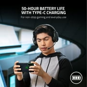 Razer Barracuda X Wireless Gaming Headset for PC, PS5, PS4, NS, Mobile, 2.4GHz, Bluetooth, 250g, Black