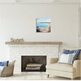 thumbnail image 3 of Stupell Industries Coastal Beach Landscape Landscape Painting Gallery Wrapped Canvas Art Print Wall Art, 17 x 17, 3 of 8