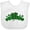 AA-White, variant on Inktastic St. Patrick's Day Clovers in Plaid Boys or Girls Baby Bib
