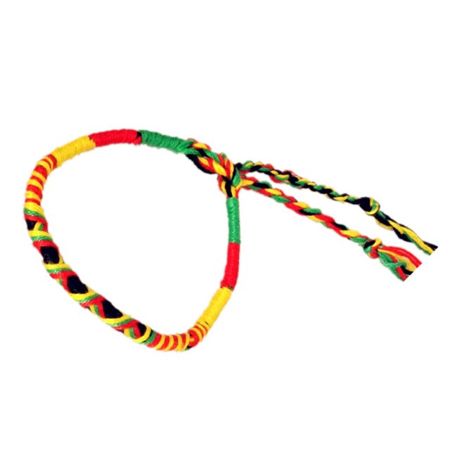 Advancent Cordón de la suerte artesanal, cuerda trenzada de moda de estilo étnico, artesanal de bricolaje, cadena de muñeca de poliéster, Artesanía Tipo 3 Advancent HA075145-03