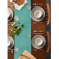 thumbnail image 5 of Table Runners 36 Inches Long Dress Scarves, Vintage Teal Green Farmhouse Kitchen/Dining Table Runner, Short Coffee Tablerunners, Farmhouse Retro Solid Color Linen Texture 13x36 Inch, 5 of 7