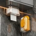 thumbnail image 4 of Gray Wall-Mounted Wet Wipes Dispenser, Tissue Box - Wall-Mounted Design With Easy Installation, Space-Saving Hanging Storage, Dust-Proof - For Home Bathroom, Kitchen, Bedroom,, 4 of 7