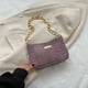 thumbnail image 4 of Bolso para axilas para mujer Bolso de compras con monedero de PU con patrón de cocodrilo simple (púrpura) Sywqhk Para Estrenar, 4 of 9