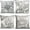 Grey-floral, variant on Grey Linen Decorative Throw Pillow Covers 18x18 Pillow Cover Set of 4,Couch Pillow Covers for Sofa Chair Car Living Room Decor,Outdoor Farmhouse Throw Pillow Cover Square Pillow case