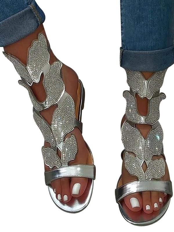 glitter sandals walmart