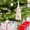 thumbnail image 1 of Xihbxyly Artículos En Liquidación para Mujeres Colgante Decorativo de Árbol de Navidad, Vestido de Vellón de Cordero, Sombrero Largo En Alas de Ángel, Colgante Pequeño para Niña, 1 of 4