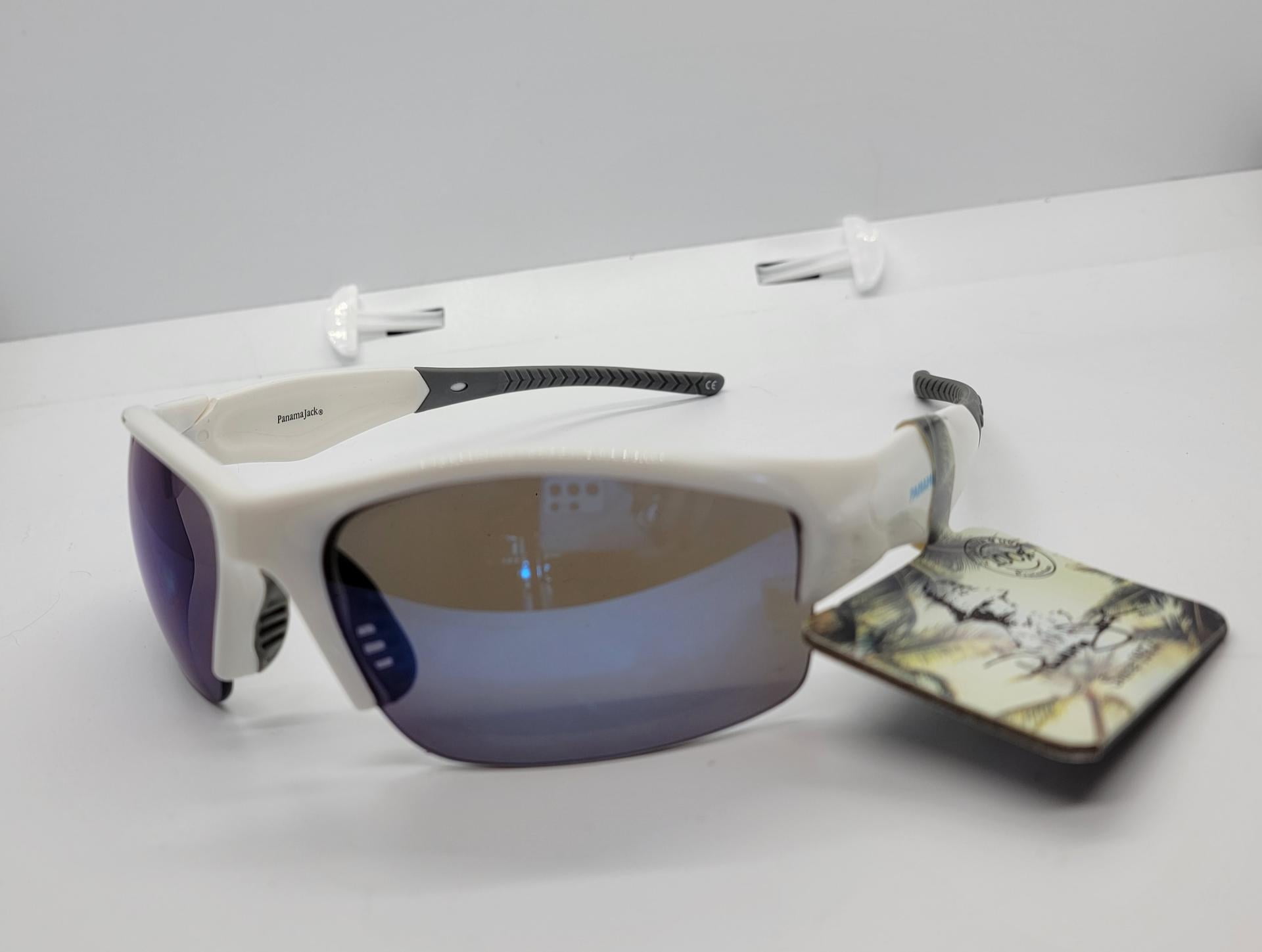 New PANAMA JACK Gray Metal Frame Sunglasses 100% UV Protection 