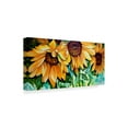 thumbnail image 2 of Trademark Fine Art 'Sunflower Dance' Canvas Art by Marcia Baldwin, 2 of 3