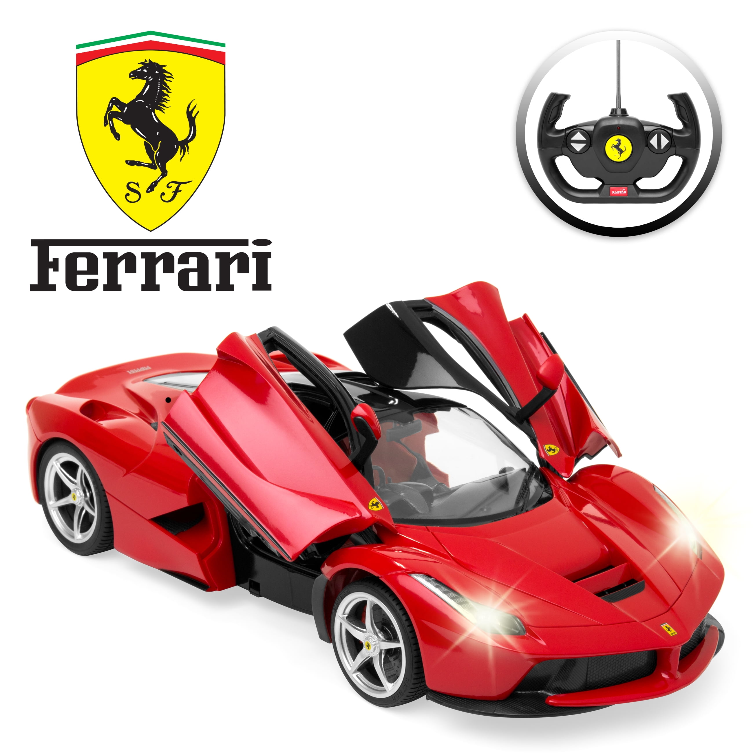 Best Choice Products 27MHz 1/14 Scale Kids Licensed Ferrari Model Remote Control Toy Car w/ 5.1