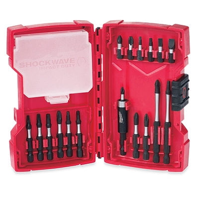 Shockwave Driver Bit Set, 18 Pc., Milwaukee Elec, 48-32-4403