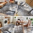 thumbnail image 5 of 3'x5' Area Rugs, Black Grey Forest Indoor Outdoor Area Rug for Living Room Bedroom, Vintage Watercolor Tree Tunk Washable Bathroom Rugs Kitchen Floor Carpet Mats Home Decor Aesthetic, 5 of 8