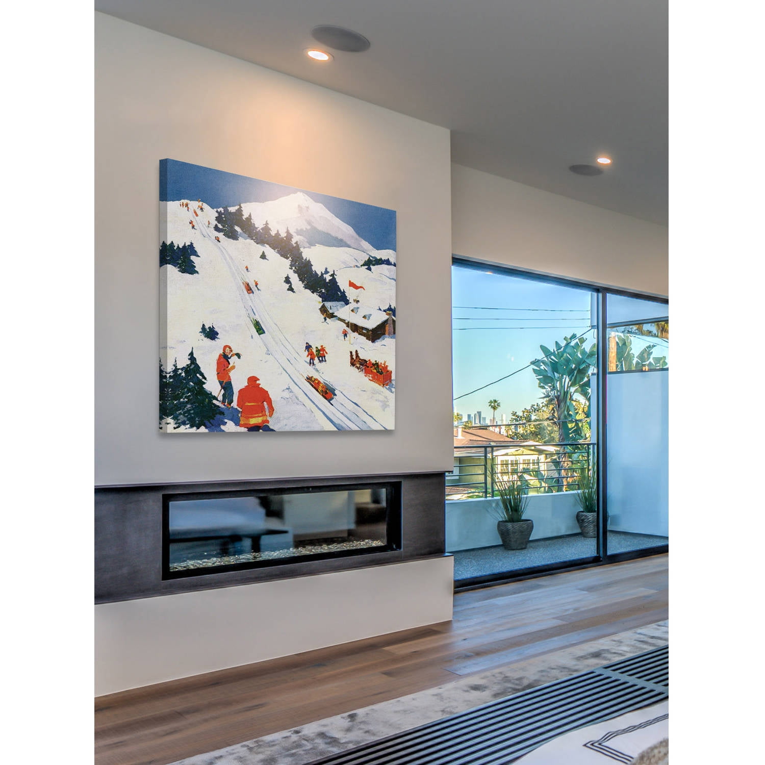 Marmont Hill Winter Sports Painting on Wrapped Canvas