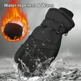 thumbnail image 4 of Winter Gloves for Men and Women, Winter Ski Snow Warm Gloves, Windproof Cold Weather Thermal Gloves, Waterproof Thermal Gloves for Skiing Cycling Motorcycle Running Pattern-A Black/Male, 4 of 8