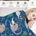 thumbnail image 5 of Possum Blanket Gifts, 40"x50" Funny Opossum Throw Blanket for Kids Adults, Lightweight, Plush, Soft, Cozy, Warm, Flannel Blankets for Bed Couch, 5 of 8