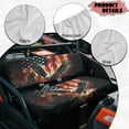 thumbnail image 4 of Yuyamidu Eagle UTV Seat Covers American Flag Powersports Bench Seat Covers 4 Wheeler Accessories Dog Seat Cover Compatible with Kawasaki Mule 4010 4x4 FE 2025 2023 2022 2021, 4 of 7