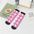 thumbnail image 7 of Fuzoiu Cute Poodle Dog Print Adult Socks, Crew Moisture-wicking Socks, Unisex Cushion Crew Socks,Casual Sports Ankle Socks, 7 of 7