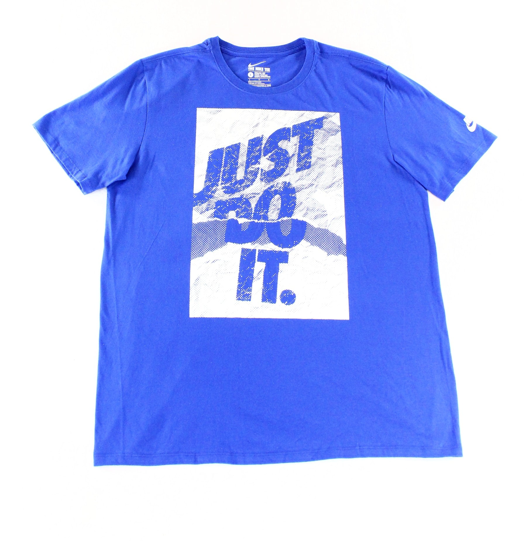 Nike - Nike NEW Blue Mens Size Medium M Pull-Over Crewneck Graphic Tee T-Shirt 113 - Walmart.com 