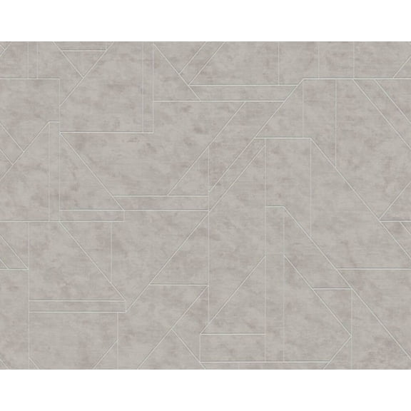 Concord Wallcoverings Modern Textured Wallpaper Graphics, Vinyl Accent Wall, Grey, Metallic, Silver, 21 in x 33 Ft (57 sq. ft), 391183