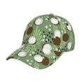 thumbnail image 2 of Baseball Cap, Coconut Leaves Trucker Hats Women Dad Hat For Workouts - Baseball Hat Adjustable Size, 2 of 2