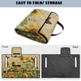 thumbnail image 6 of Pzuqiu Sunflowers Golf Cart Seat Covers Portable Quilted Golf Cart Seat Covers, 4 Front Pockets Foldable Design Golf Cart Front Seat Covers, 6 of 9