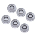 thumbnail image 5 of 6pc Stainless Steel D Ring Pad Patch for PVC Inflatable Boat Kayak Canoe Dinghy Kayak SUP, 5 of 10
