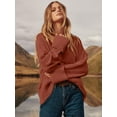 thumbnail image 4 of Luniro Chunky Sweaters for Women Oversized Knit Fall Pullover Sweater Tops Trendy Fashion Clothing, 4 of 10