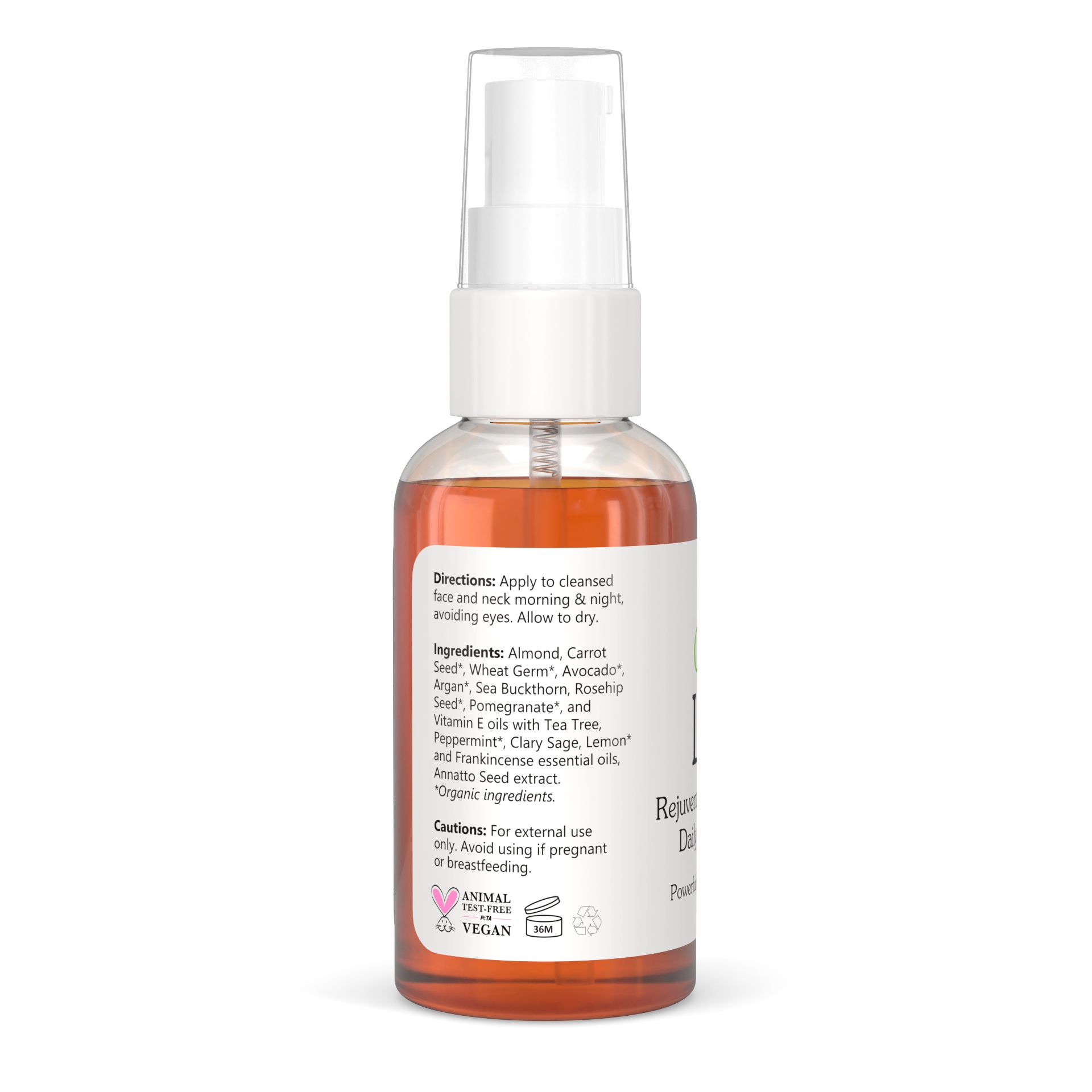 Isabella's Clearly LIFT, Age Defying Face & Neck Oil, Firming and Lifting Serum, Retinol Free Hydration | Daytime and Nighttime Moisturizer | Natural, Vegan, Made in USA