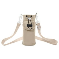 Aihimol Water Bottle Holder with Strap Water Bottle Carrier with Adjustable Shoulder Handheld Strap Crossbody Water Bottle Bags for Walking Hiking Camping Travelling Gym