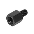 thumbnail image 4 of 5pcs 8mm LH to 8mm RH Black Metal Motorcycle Rearview Mirrors Adapter Bolt Screw, 4 of 5