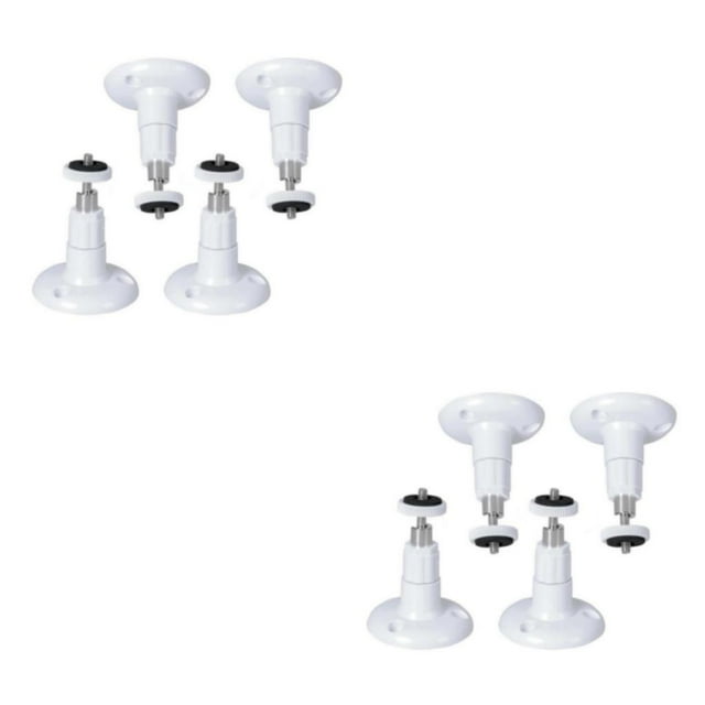 Youkk 4pieces ABS Made Camera Bracket Impact-resistant And Waterproof Flexible Wall Camera Bracket 2Set