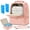 Pink, variant on Wearable Breast Pump Bag with Cooler Compartment Ice Packs Milk Bottle Storage Case Portable Cooler Tote for Breastmilk Storage,Black