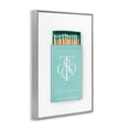 thumbnail image 2 of Stupell Industries Art Deco Iconic Blue Fashion Matches Gray Framed Giclee Art, 16 x 24, by Amanda Greenwood, 2 of 7