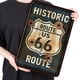 thumbnail image 2 of Placa Metal Vintage Ruta 66 Pintura Hierro Rectangular Arte La Pared Barra 30x40cm, 2 of 9