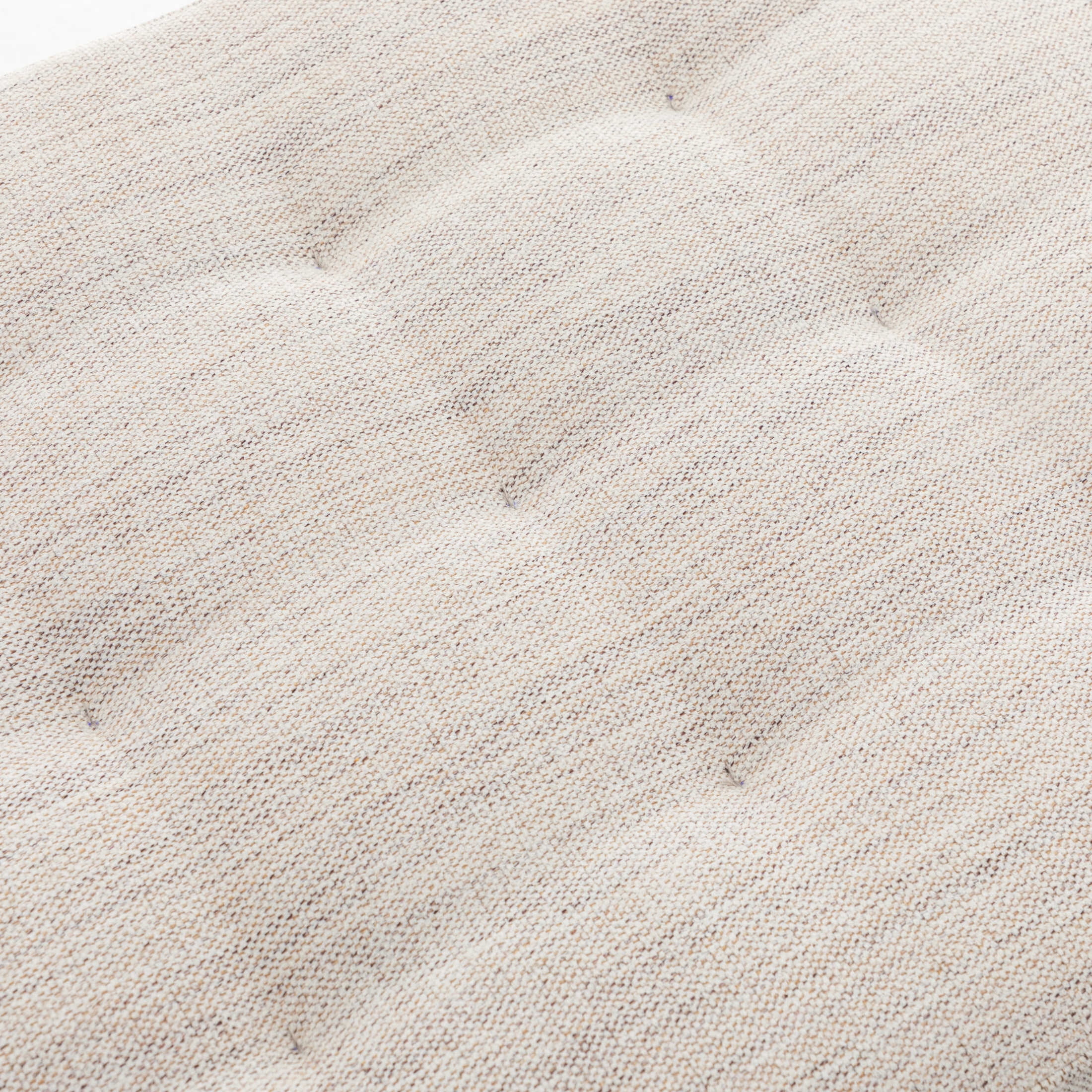 Noble House Alvion Upholstered Linen Tufted Storage Bench, Bedroom Hallway Ottoman Bench with Safety Hinges, Off White
