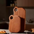 thumbnail image 4 of Cutting Board, Thickened Whole Wood Not Easy To Break Mini Cutting Board Wooden Cutting Board With Hanging Hole Easy Carrying And Drying Cooking Board, 4 of 8